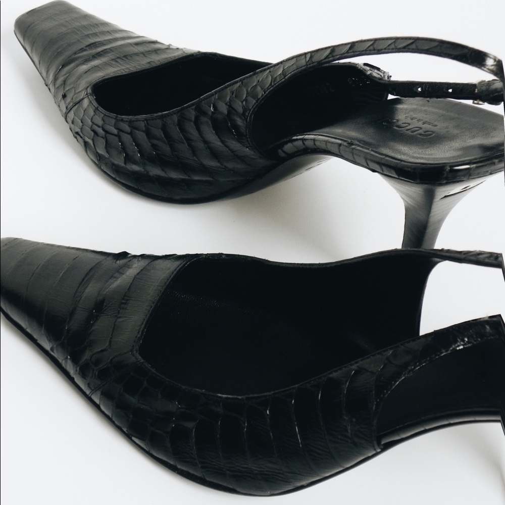 GUCCI Crocodile Slingback by Tom Ford